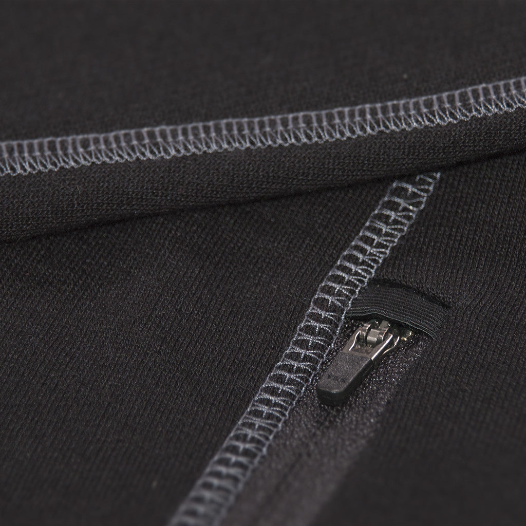Merino Hoodie - close up pockets. Southern Divide Merino T-shirt. Southern Divide Merino is built for quick-drying, moisture-wicking, insulating warmth that's suitable for all conditions.