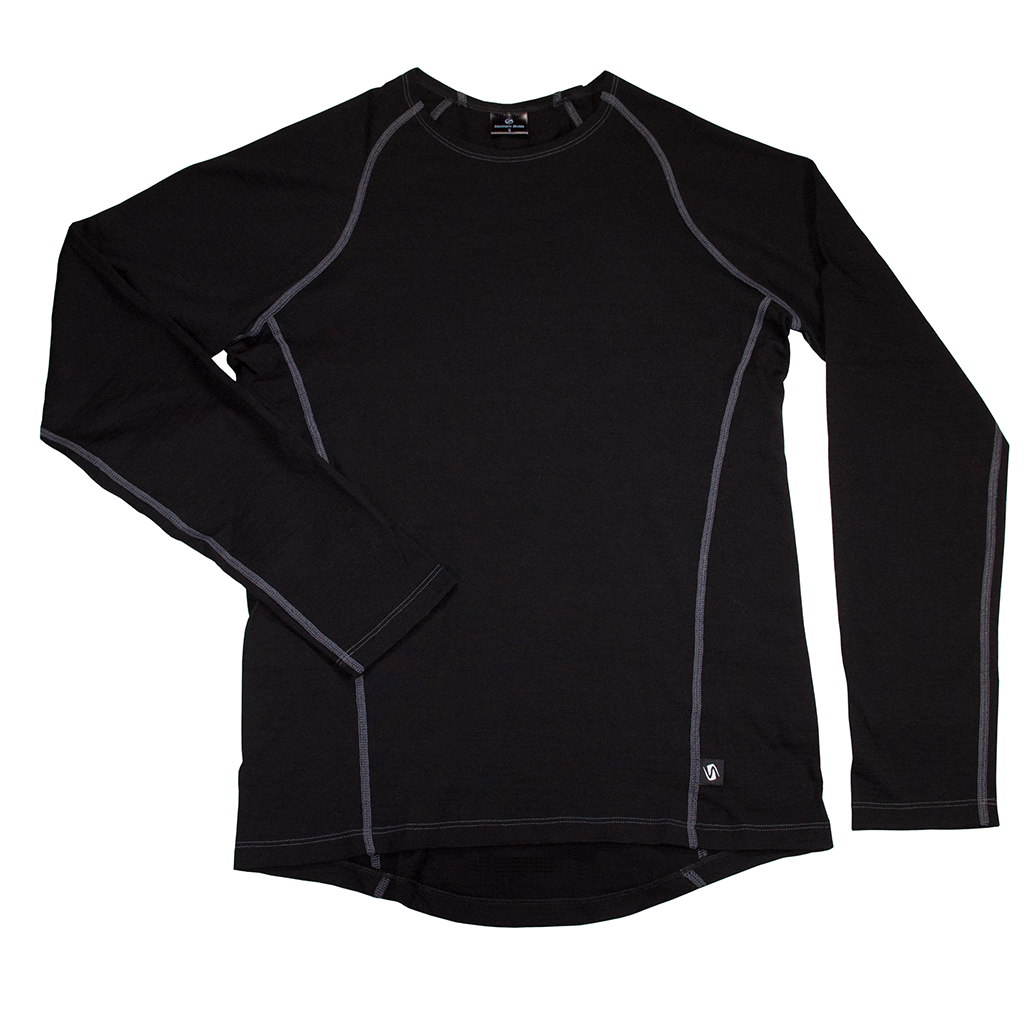 Southern Divide Merino Base Layer top. Crewneck. Southern Divide Merino is built for quick-drying, moisture-wicking, insulating warmth that's suitable for all conditions.