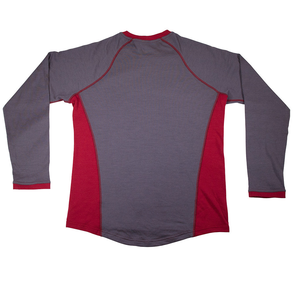 Merino Mid Layer - Long Sleeve Crew Neck Back View. Southern Divide Merino T-shirt. Southern Divide Merino is built for quick-drying, moisture-wicking, insulating warmth that's suitable for all conditions.